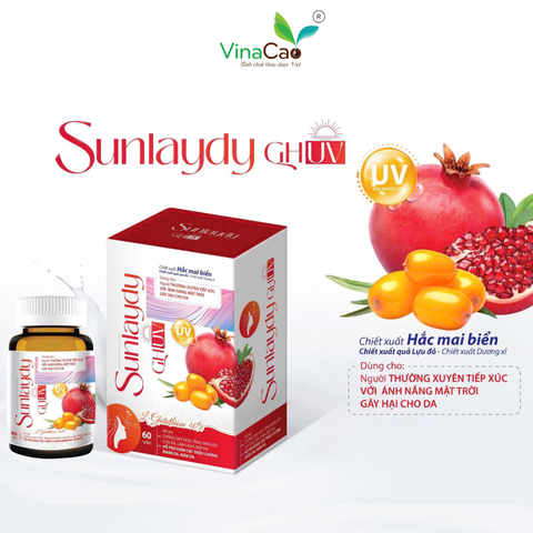 Viên uống trắng da Sunlaydy GHUV