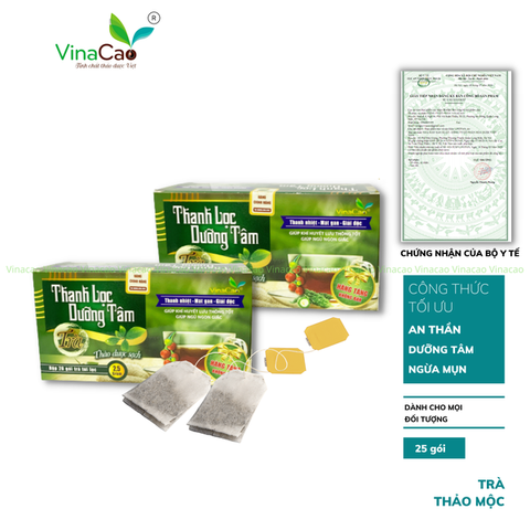 Trà thảo dược Thanh Lọc Dưỡng Tâm Vinacao