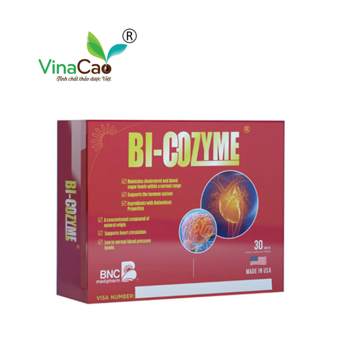 Bi-Cozyme Vinacao – Giải pháp tổng thể cho bệnh tim mạch, huyết áp