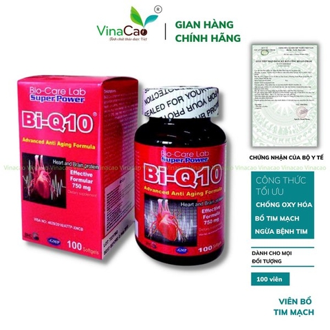 Bi-Q10 Vinacao - Sức khoẻ tim mạch cho mọi nhà