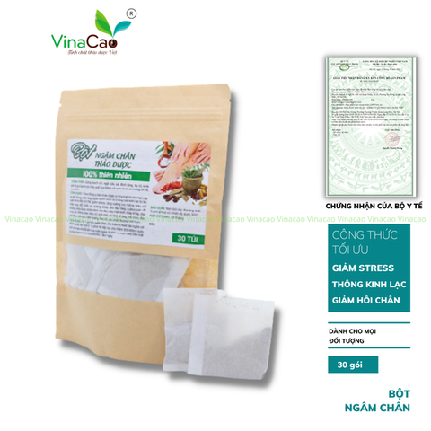 Bột Ngâm Chân Thảo Dược 100% Thiên Nhiên Vinacao