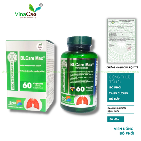 BL Care Max Vinacao - Xua tan nỗi lo bệnh phổi