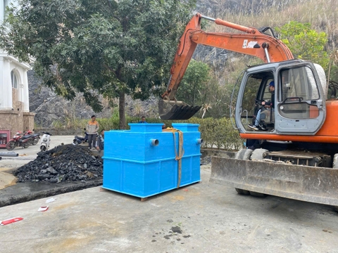 Giới thiệu bể tách mỡ chính hãng ACO Green thu mỡ định kỳ cho Dự án
