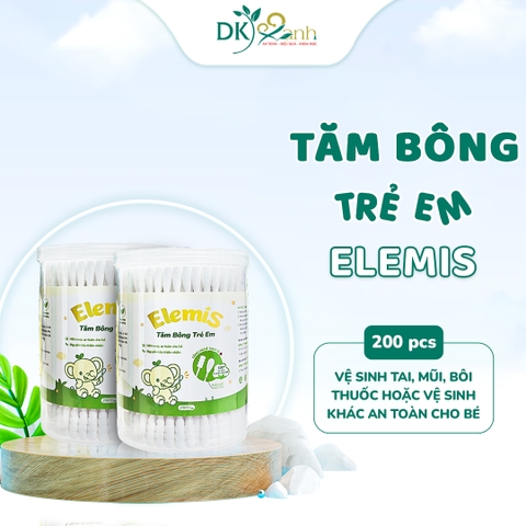 Tăm bông trẻ em Elemis - 200pcs