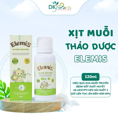 Xịt muỗi thảo dược Elemis 120ml