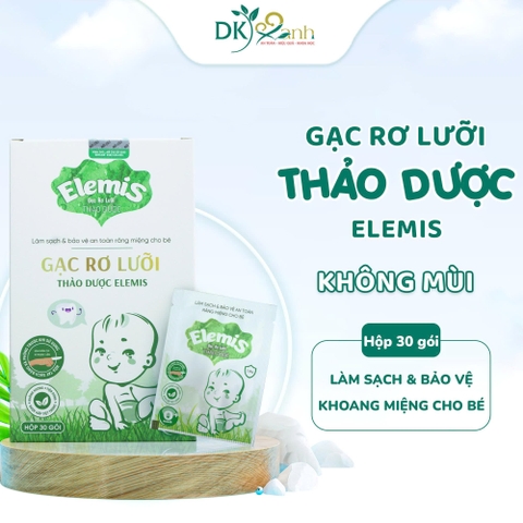 Gạc rơ lưỡi thảo dược Elemis không mùi hộp 30 gói