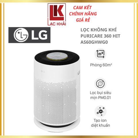 Máy lọc không khí LG PuriCare 360 Hit AS60GHWG0 41W