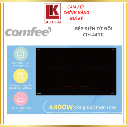 Bếp từ đôi âm thông minh COMFEE CIH-44DIL