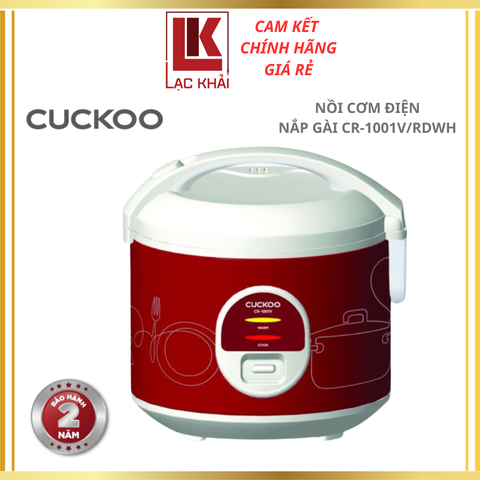 Nồi cơm điện nắp gài Cuckoo 1.8 lítCR-1001V/RDWH
