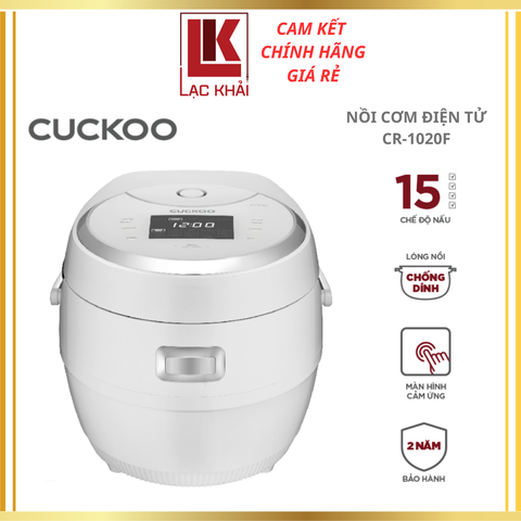 Nồi cơm điện tử Cuckoo 1,8L CR-1020F
