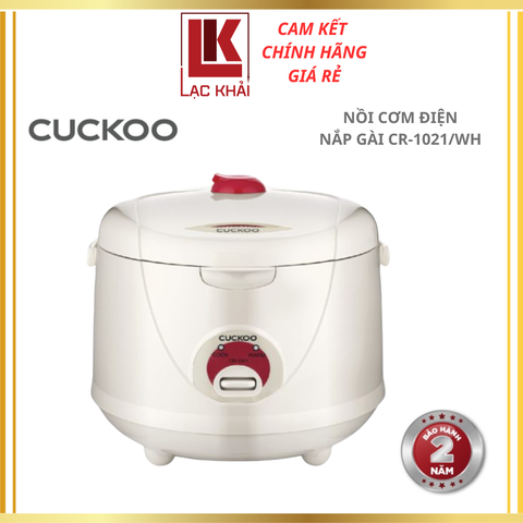 Nồi cơm điện nắp gài Cuckoo 1,8 lít CR-1021 (WH/RD)