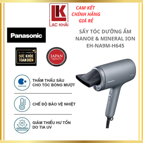 Máy sấy tóc dưỡng ẩm Nanoe và mineral Ion Panasonic EH-NA9M