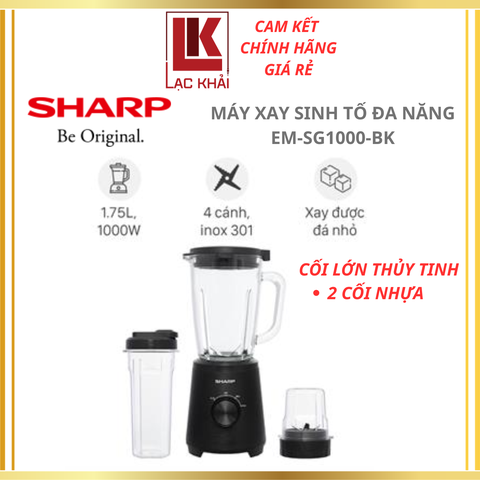 Máy xay sinh tố đa năng Sharp EM-SG1000-BK