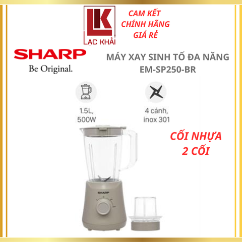 Máy xay sinh tố đa năng Sharp EM-SP250-BR