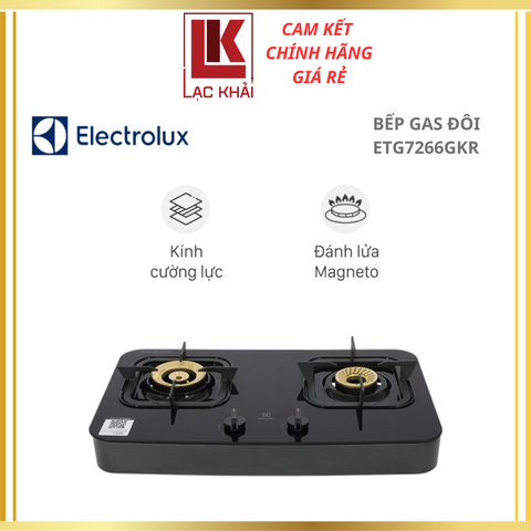 Bếp ga đôi Electrolux ETG7266GKR