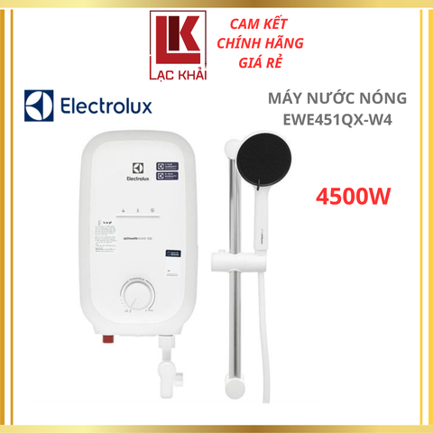 Máy nước nóng trực tiếp 4500W Electrolux EWE451QX-W4