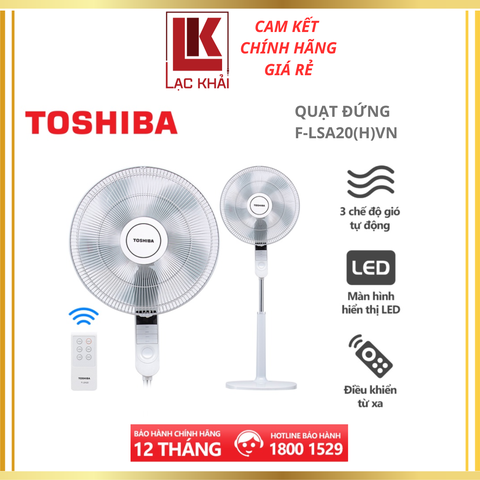 Quạt đứng Toshiba F-LSA20(H)VN (Xám)