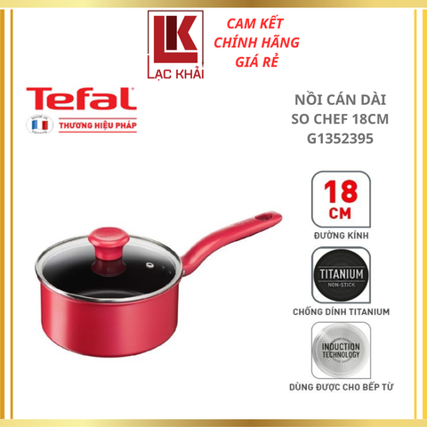 Nồi cán dài quánh Tefal So Chef 18cm G1352395