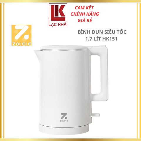 Bình đun siêu tốc 1.7 lít Zolele HK151
