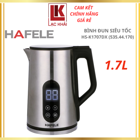 Bình Đun Siêu Tốc Hafele 1.7 lít HS-K1707DX (535.44.170) - Hàng chính hãng