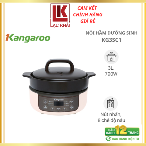 Nồi hầm dưỡng sinh Kangaroo KG3SC1