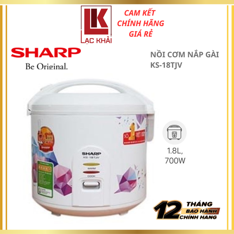 Nồi cơm điện Sharp KS-18TJV
