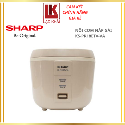 Nồi Cơm Nắp Gài Sharp 1.8 lít KS-PR18ETV-VA