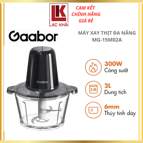 Máy xay thịt đa năng Gaabor 2 lít MG-15M02A