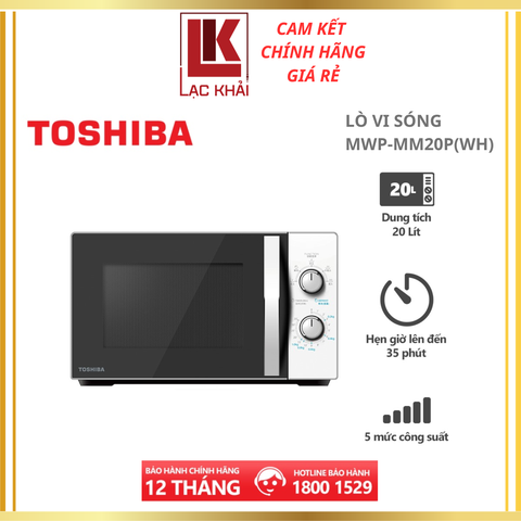 Lò vi sóng Toshiba 20L MWP-MM20P(WH)