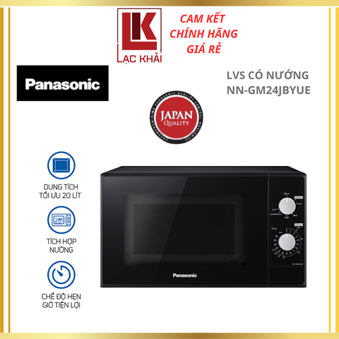 Lò vi sóng có nướng Panasonic 20L NN-GM24JBYUE