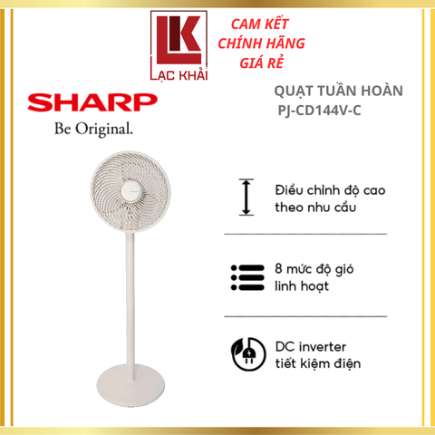 Quạt tuần hoàn Sharp PJ-CD114V-C