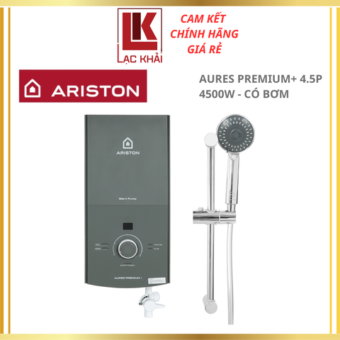 Máy nước nóng có bơm Ariston AURES PREMIUM+ 4.5P