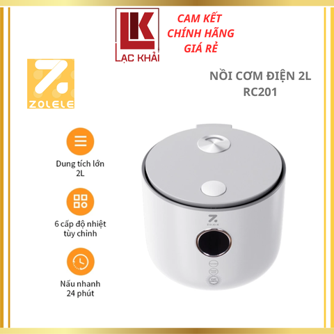 Nồi cơm điện 2 lít Zolele RC201