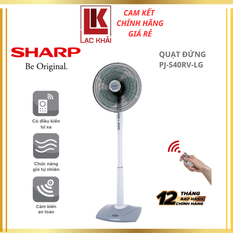 Quạt đứng Sharp PJ-S40RV-LG 50W
