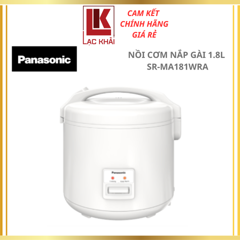 Nồi Cơm Nắp Gài Panasonic 1.8L  SR-MA181WRA