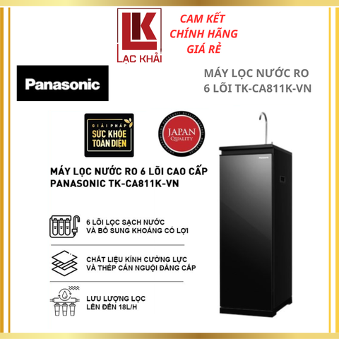 Máy lọc nước RO Panasonic TK-CA811K-VN 6 lõi