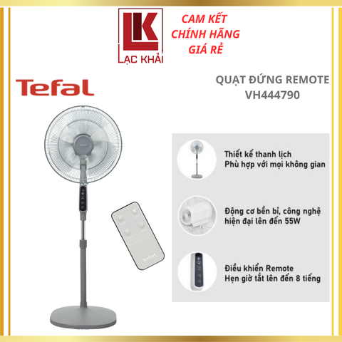 Quạt đứng có remote Tefal VH444790