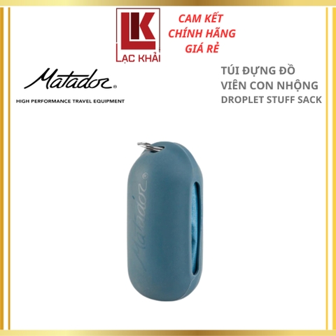 Túi đựng đồ viên con nhộng Matador Droplet Stuff Sack_Xanh - Kháng nước