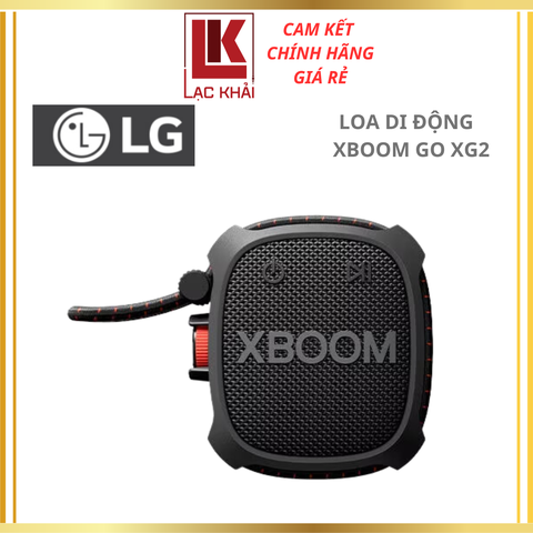 Loa Bluetooth di động LG XBOOM GO XG2 - Hàng chính hãng