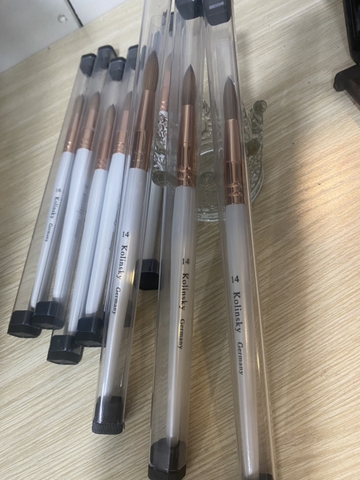 Cọ Đắp Bột Nail Trắng