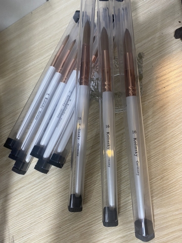 Cọ Đắp Bột Nail Trắng