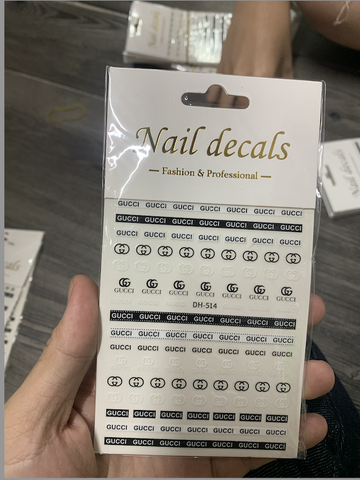 Sticker nail Thương Hiệu