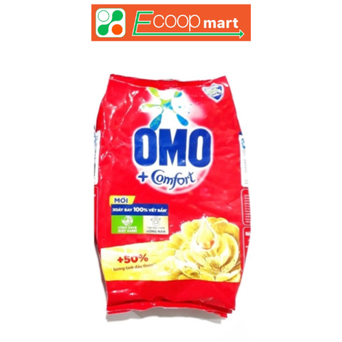 Bột giặt Omo Comfort thơm nồng nàn vàng túi 700g