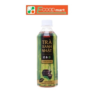 Trà xanh Nhật ít đường - chai 345ml
