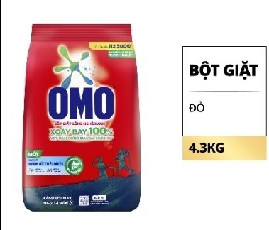Bột giặt Omo Đỏ 4.3kg