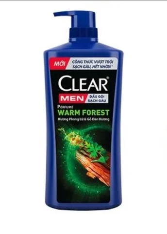 Dầu gội Clear Men sạch gàu hương nước hoa gỗ & phong lữ chai 840g