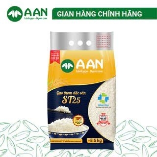 Gạo Thơm Đặt Sản ST25 A An túi 5kg