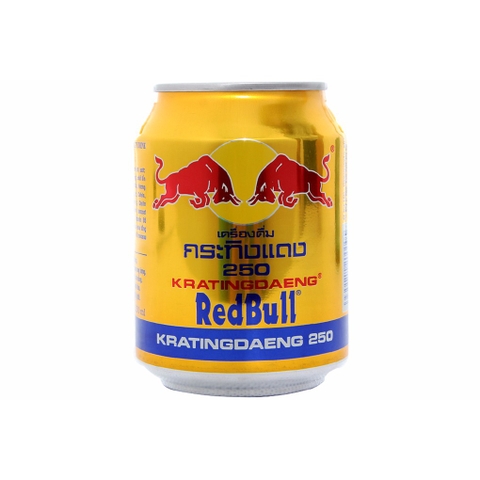 Nước tăng lực Bò húc Red Bull Thái Lan lon 250ML