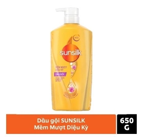 Dầu gội Sunsilk vàng mềm mượt diệu kỳ chai 650ml