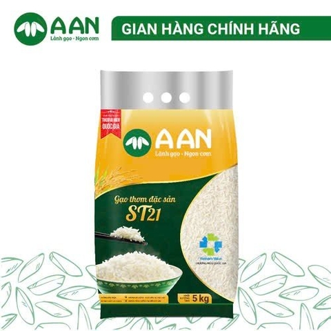 Gạo Thơm Đặt Sản ST21 A An túi 5kg